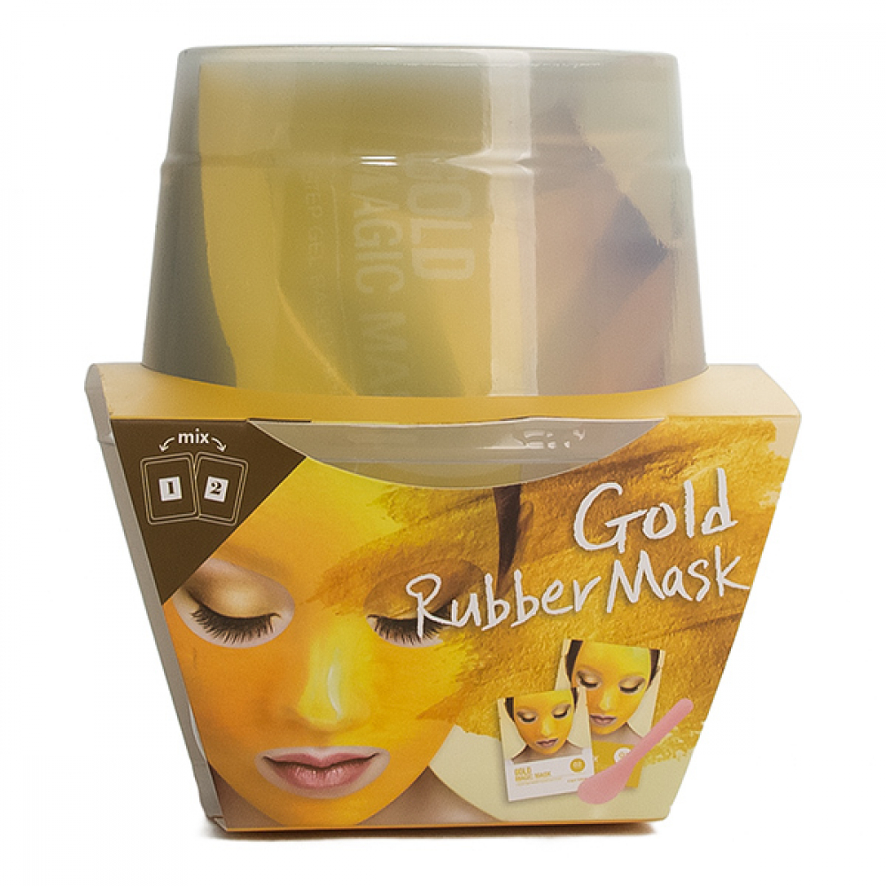 Альгинатная маска с коллоидным золотом (пудра+активатор) Lindsay Gold Magic Mask  65+6,5g