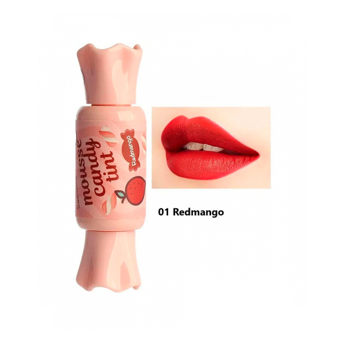 Тинт-мусс для губ The Saem Конфетка Saemmul Mousse Candy Tint №01 Redmango Mousse 8g