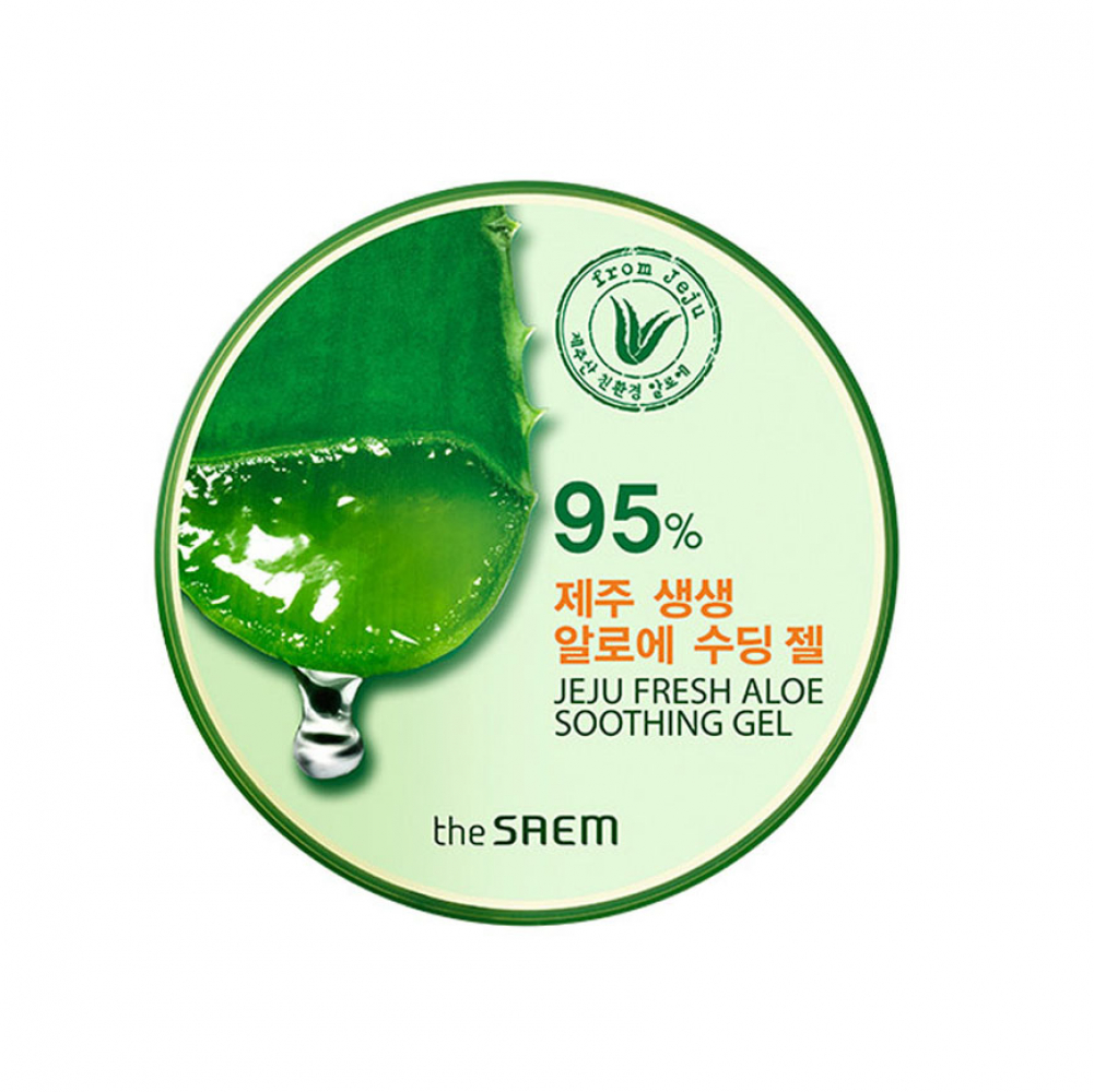 Гель с алоэ универсальный увлажняющий The Saem Jeju Fresh Aloe Soothing Gel 99% 300ml