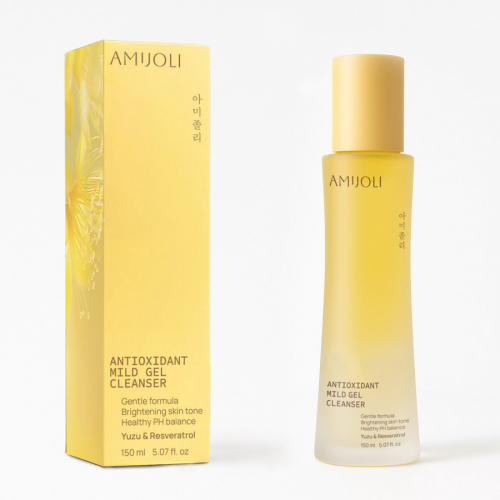 Amijoli Yuzu & Resveratrol Mild Gel Cleanser Мягкий гель для умывания с экстрактом юдзу и ресвератролом 150ml