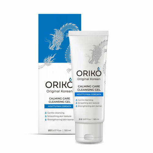 ORIKO Calming Care Cleansing Gel With Houttuynia Cordata Extract Успокаивающий гель для умывания с экстрактом хауттюйнии и гиалуроновой кислотой 150ml