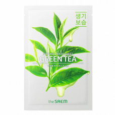 Маска тканевая с экстрактом зеленого чая the SAEM Natural Green Tea Mask Sheet 21ml