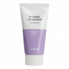 Пенка для умывания очищающая the SAEM Natural Condition Cleansing Foam Double Whip 150ml