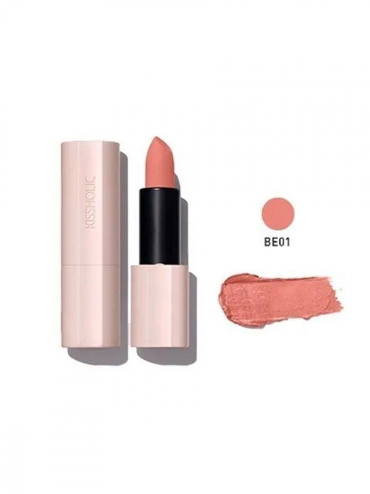 THE SAEM LIP Kissholic Lipstick Matte BE01 Stay Nude Помада 