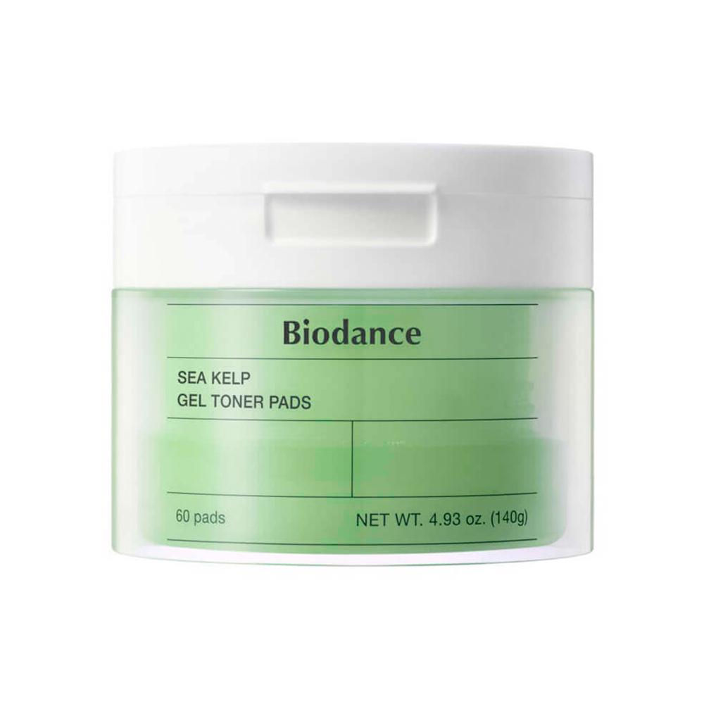 BIODANCE Sea Kelp Gel Toner Pads Успокаивающие гелевые тонер-пэды с экстрактом морских водорослей 60pcs