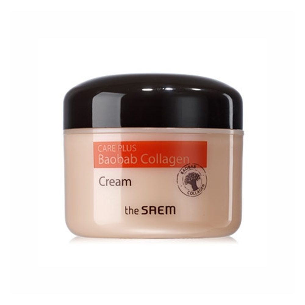 THE SAEM Baobab Collagen Cream Крем для лица увлажняющий с коллагеновым комплексом и экстрактом баобаба 100ml