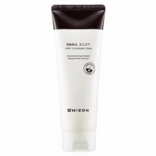 Mizon Snail Silky Deep Cleansing Foam Глубокоочищающая пенка для умывания с муцином улитки 150ml