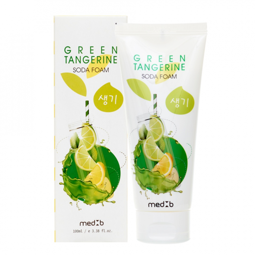 MedB Green Tangerine Soda Foam 100ml Пенка для умывания с экстрактом зеленого мандарина и содой