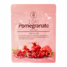 MedB 1 Day Pomegranate Mask Pack 27ml Тканевая маска для лица с экстрактом граната