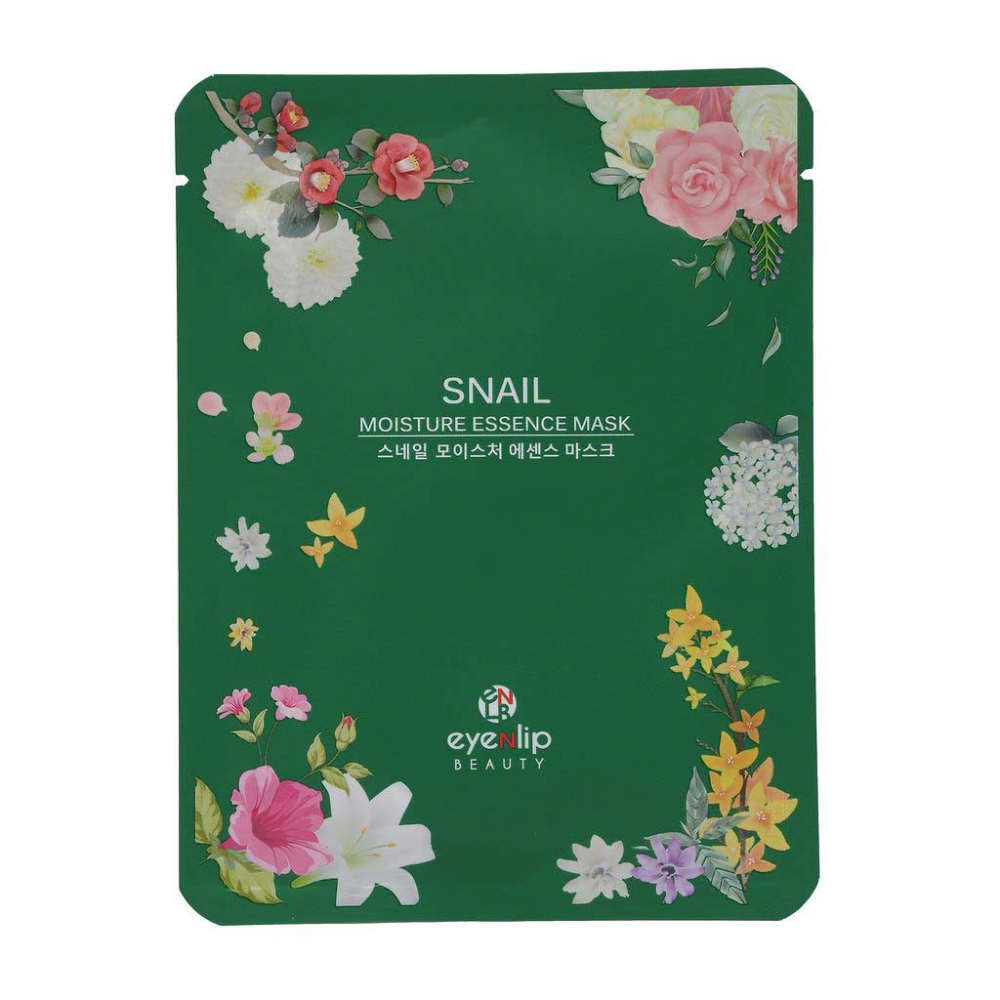 Увлажняющая тканевая маска для лица с улиткой Eyenlip Snail Soothing Essence Mask 25ml