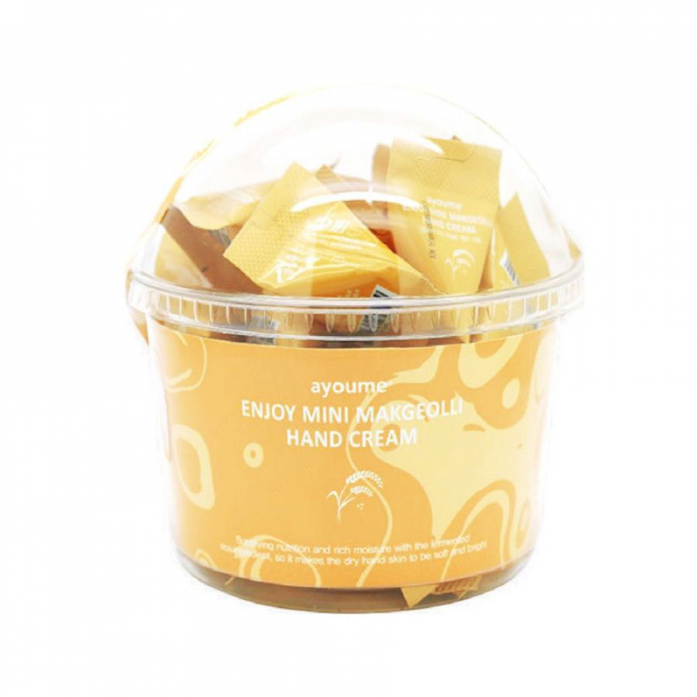 Крем для рук набор Ayoume Mini Ayoume Enjoy Mini Makgeolli Hand Cream set 30pcs х 3g