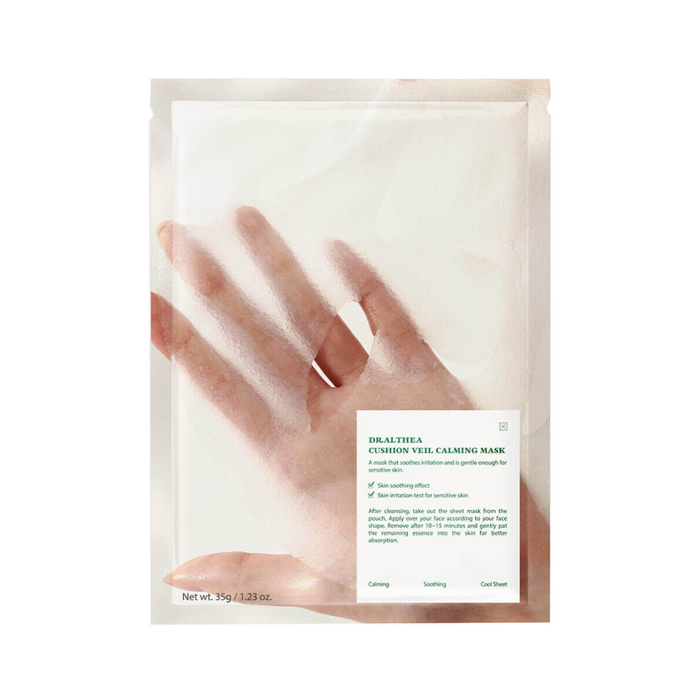 Dr.Althea Cushion Veil Calming Mask Успокаивающая тканевая маска для лица с охлаждающим эффектом 35g