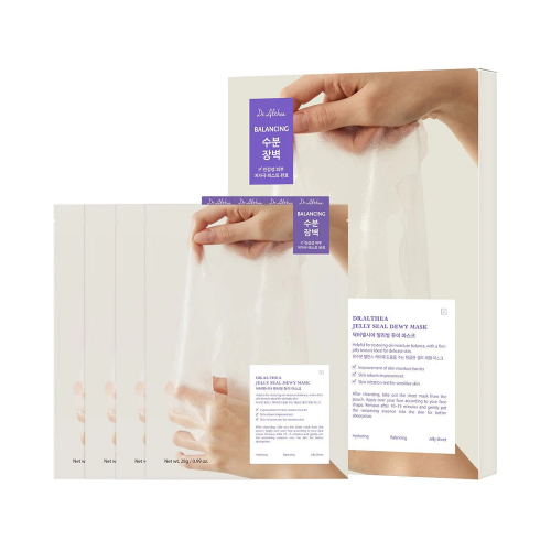 Dr.Althea Jelly Seal Dewy Mask Успокаивающая тканевая маска для лица с ПДРН 28g*4pcs