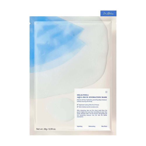 Dr.Althea Aqua Blue Hydration Mask Увлажняющая тканевая маска с азуленом и экстрактом голубой агавы 28g