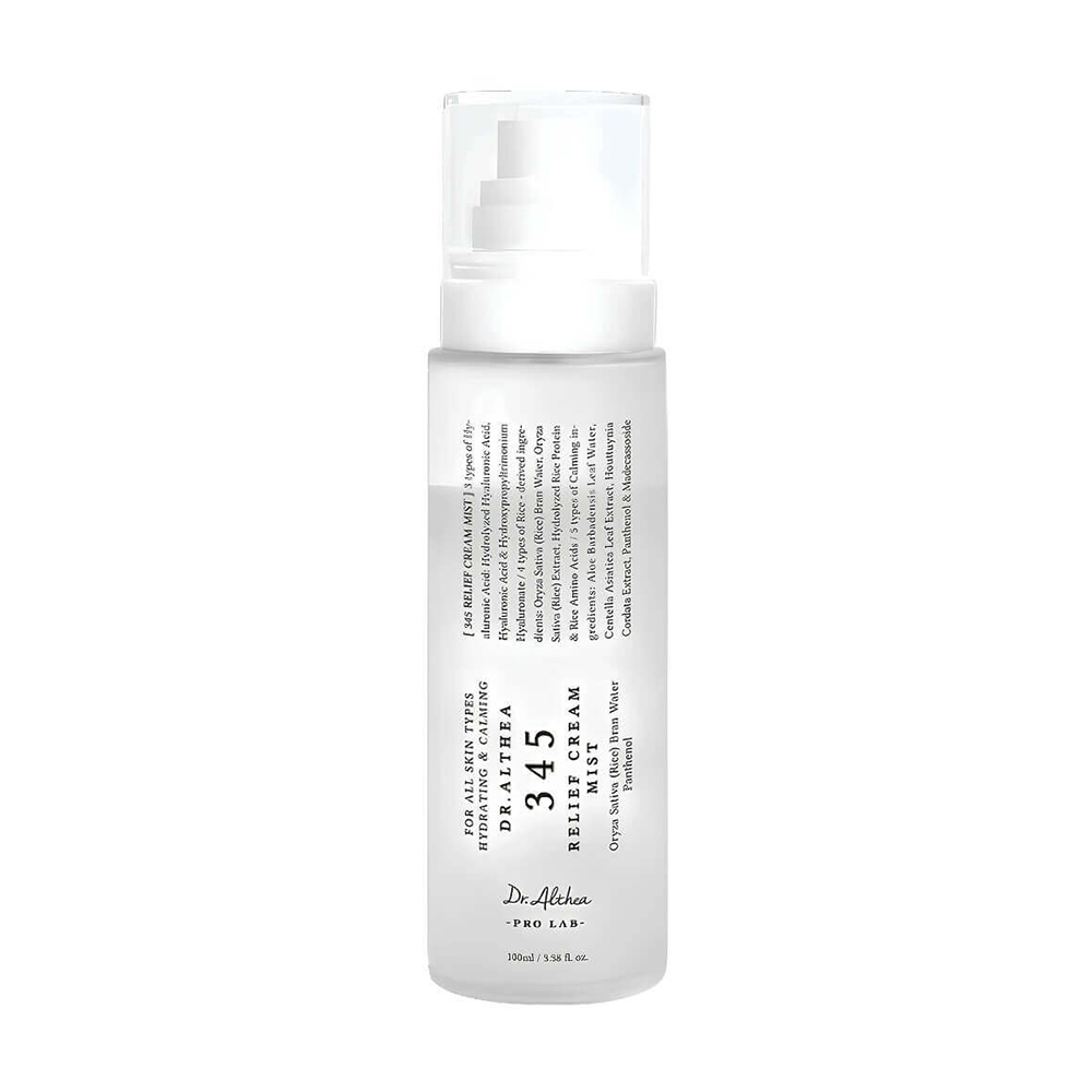 Dr.Althea 345 Relief Cream Mist Успокаивающий мист для лица с рисовой водой и пантенолом 100ml