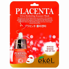 Тканевая маска для лица с экстрактом плаценты Ekel Placenta Ultra Hydrating Essence Mask 25ml