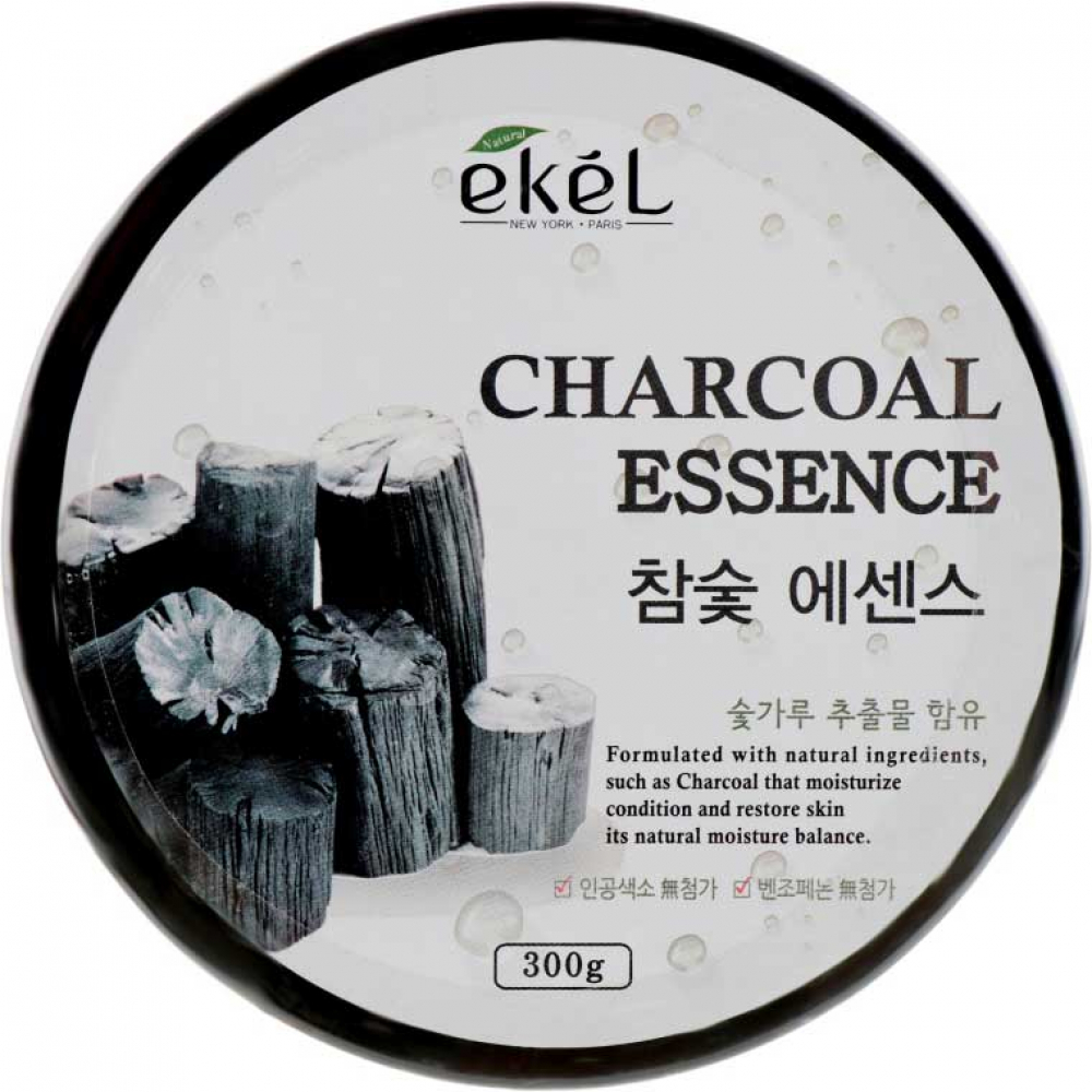 Универсальный гель с экстрактом древесного угля Ekel Charcoal Essence 300g