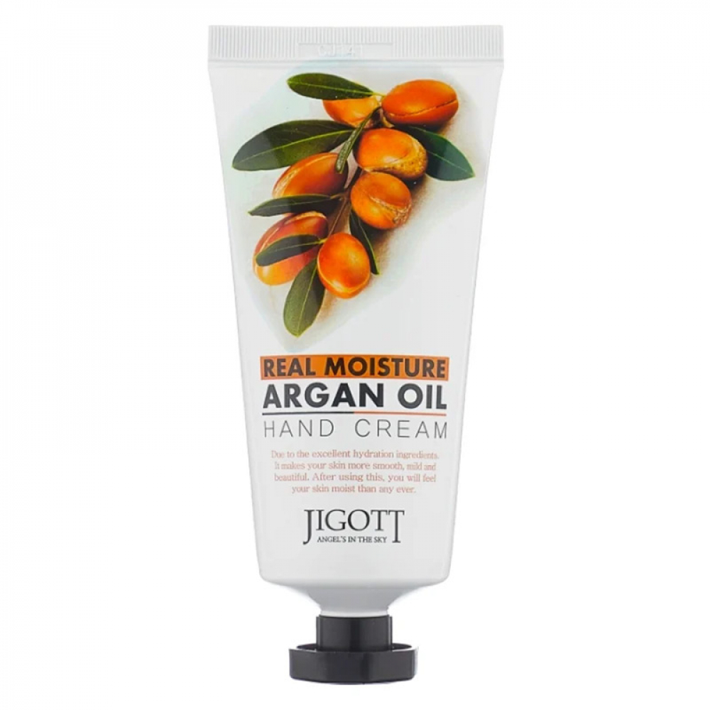 Увлажняющий крем для рук с аргановым маслом Jigott Real Moisture Argan Oil Hand Cream 100ml