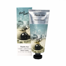 Крем для рук с черным жемчугом FarmStay Visible Difference Hand Cream Black Pearl 100g