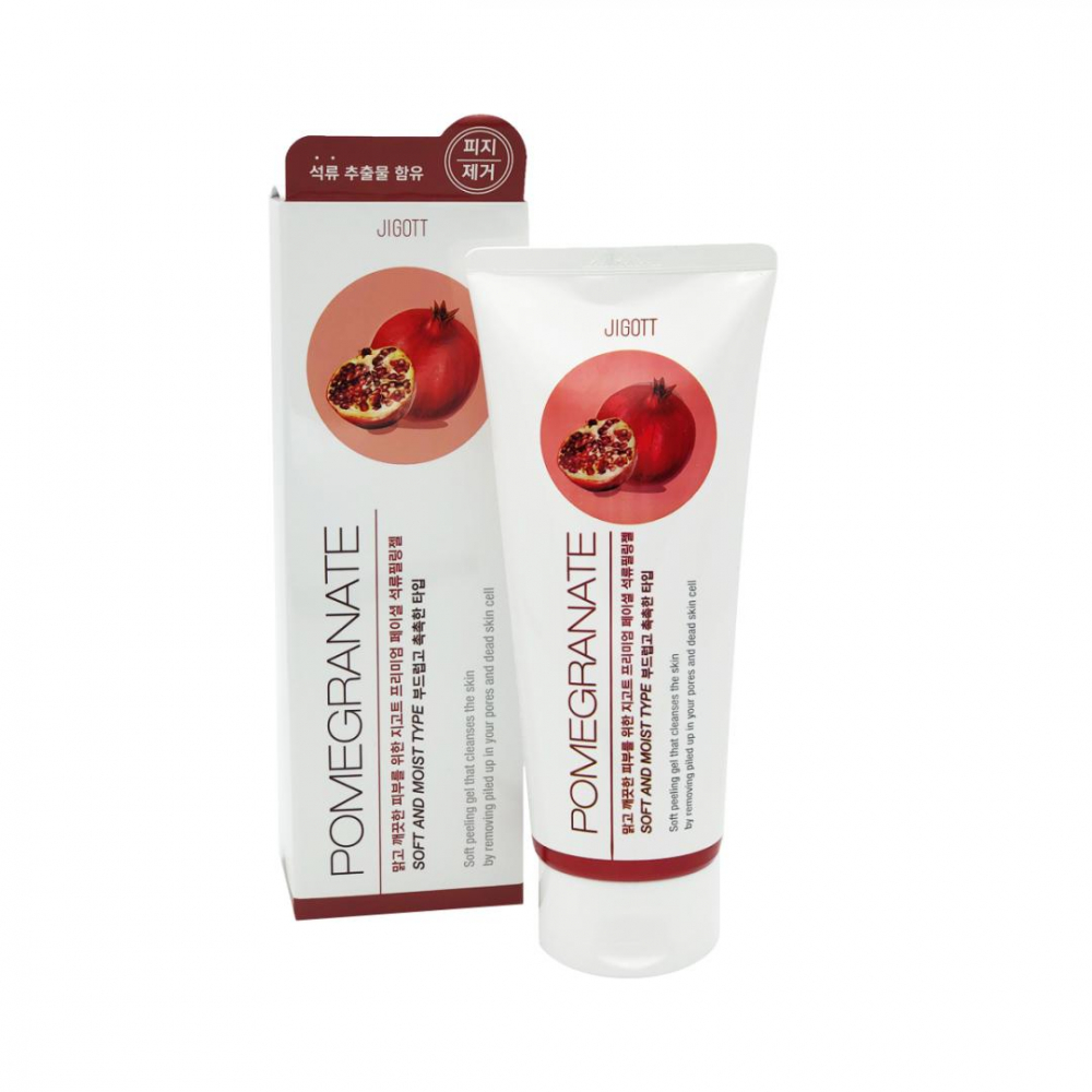 Пилинг-скатка с экстрактом граната Jigott Premium Facial Pomegranate Peeling Gel 180ml
