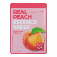 Тканевая маска для лица с экстрактом персика FarmStay Real Peach Essence Mask 23ml