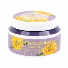 Питательный крем для лица с экстрактом хризантемы Jigott Chrysanthemum Flower Nourishing Cream 100ml