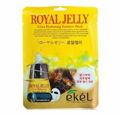 EKEL Royal Jelly Premium Vital Mask Pack Антивозрастная тканевая маска для лица с маточным молочком
