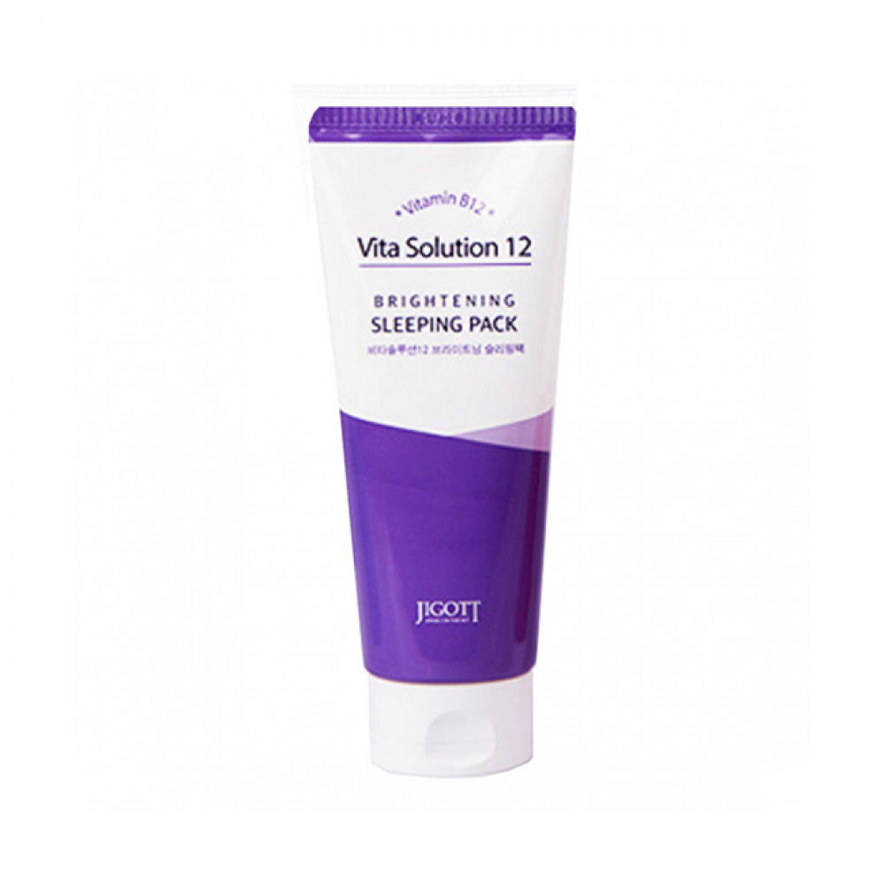 Маска для лица Jigott Vita Solution 12 Brightening Sleeping Pack 180ml