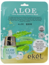 EKEL Aloe Premium Vital Mask Pack Антивозрастная тканевая маска для лица с экстрактом алоэ