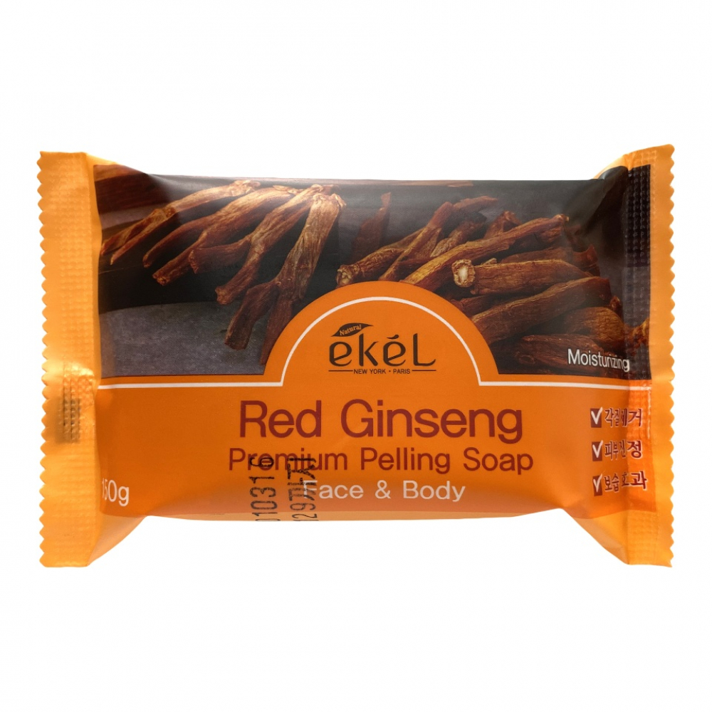 Ekel Peeling Soap Red Ginseng Пилинг-мыло с экстрактом красного женьшеня