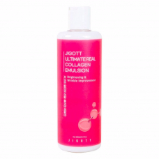 Jigott Ultimate Real Collagen Emulsion Антивозрастная эмульсия для лица с коллагеном  300мл