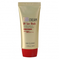 Солнцезащитный ВВ крем 3W Clinic UV Sun Block BB Cream SPF50+/PA+++ 50ml