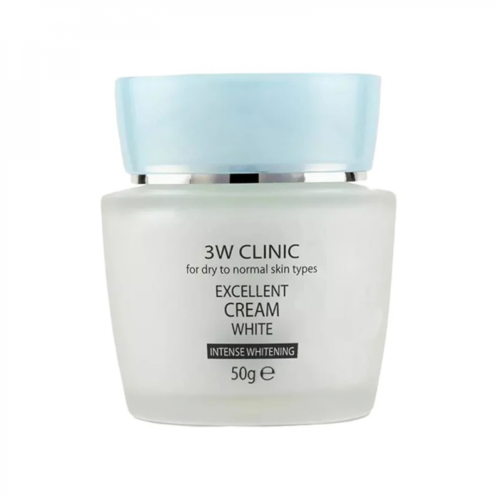 Увлажняющий крем для лица 3W CLINIC Excellent White Cream 50g