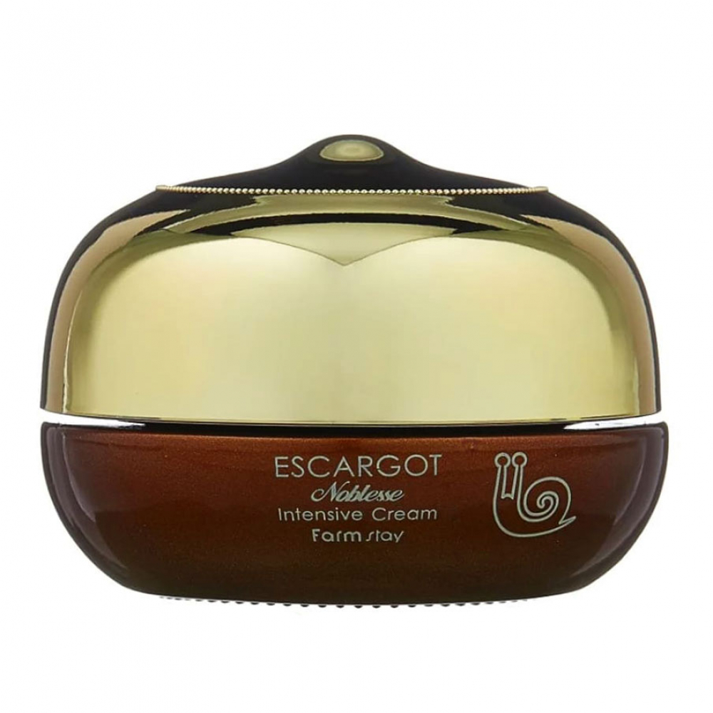 Интенсивный крем для лица с муцином королевской улитки FarmStay Escargot Noblesse lntensive Cream 50g