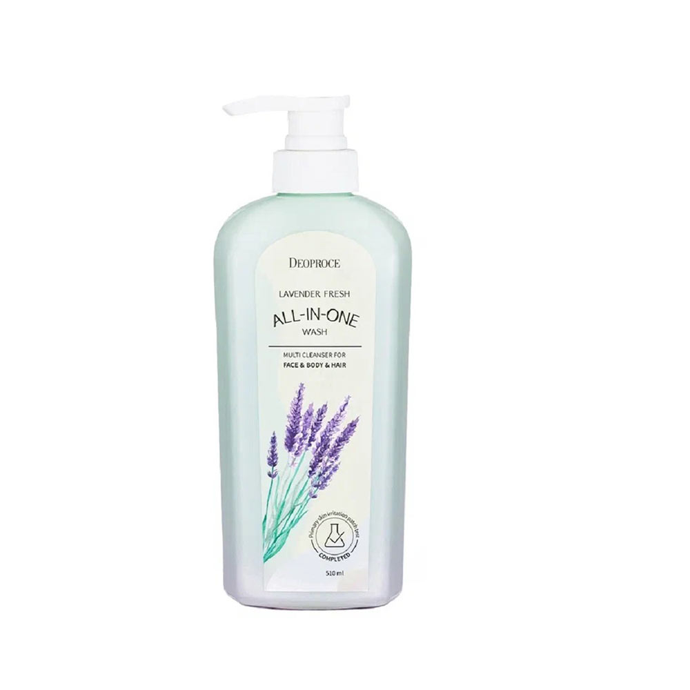 Deoproce Lavender Fresh All In One Wash Освежающий гель для душа с экстрактом лаванды 510ml