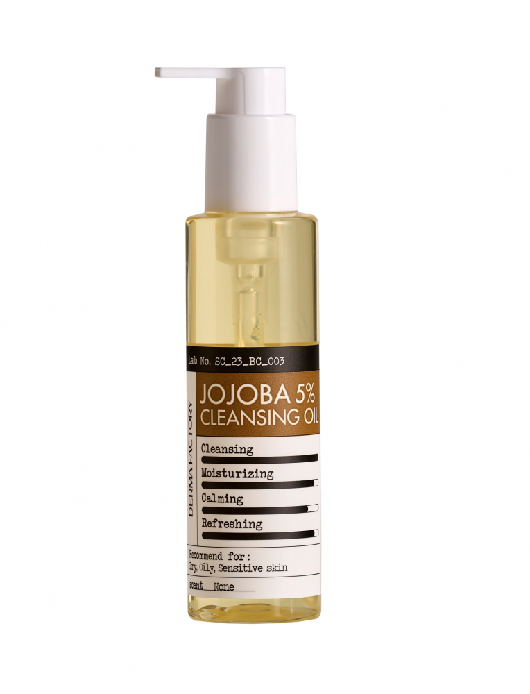 Гидрофильное масло Жожоба Derma Factory Jojoba 5% Cleansing Oil 150ml