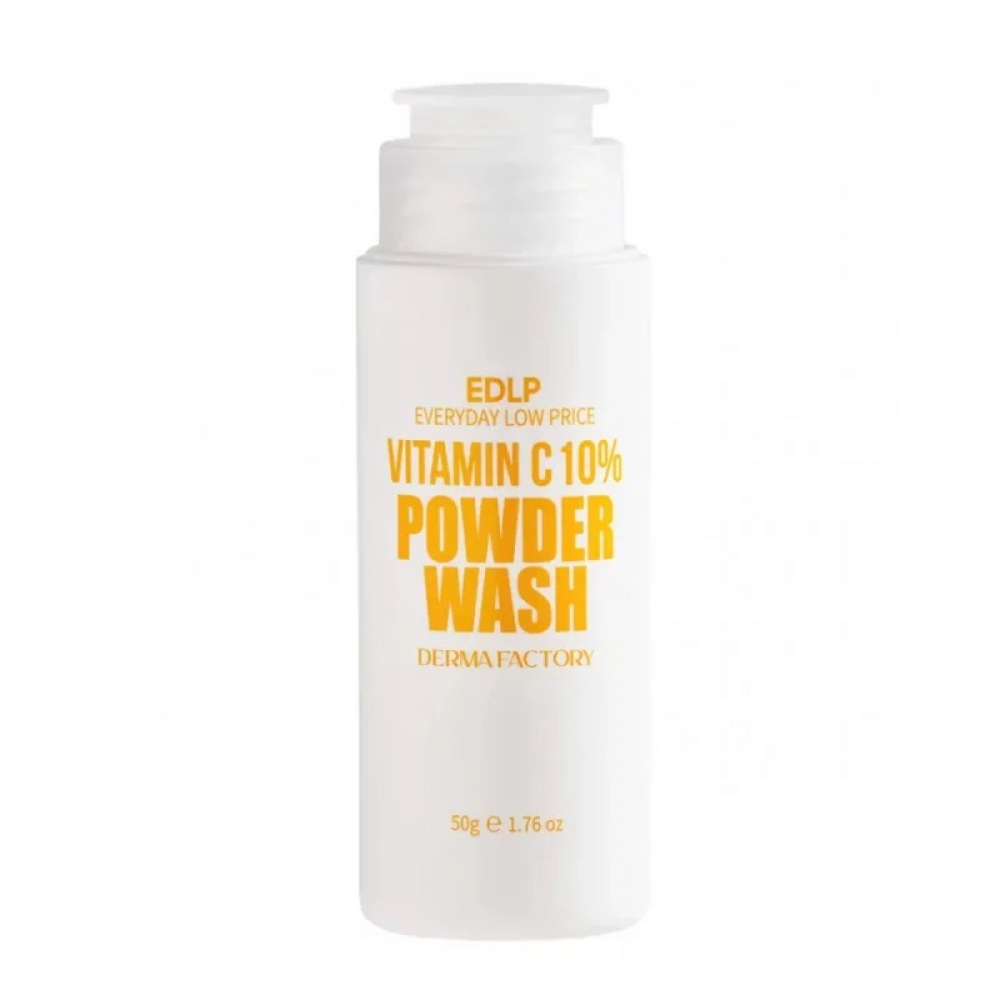 Очищающая энзимная пудра с витамином С Derma Factory Edlp Vitamin C 10% Powder Wash 50g