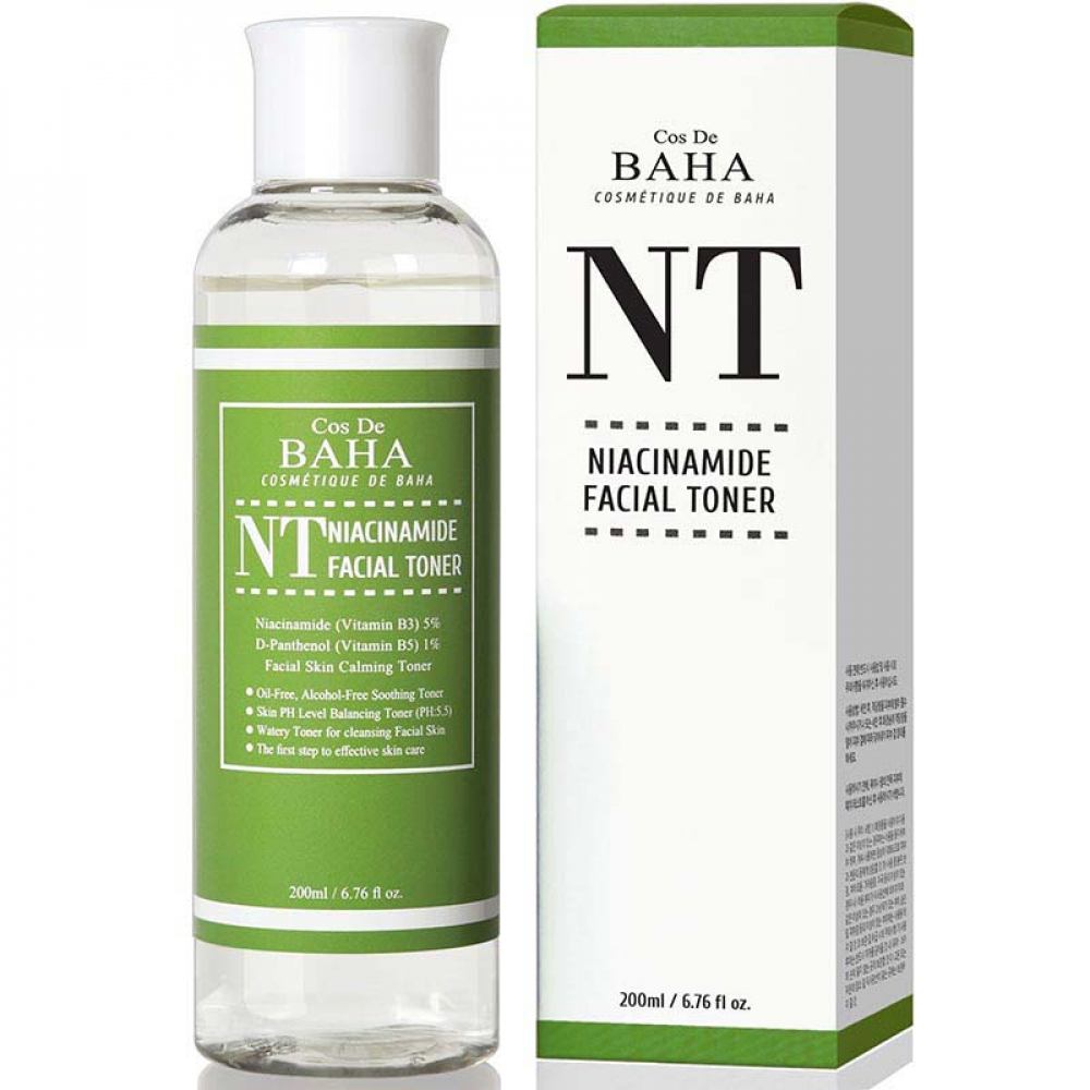 Cos De BAHA Niacinamide Toner (NT) Успокаивающий тонер для лица с ниацинамидом и пантенолом  200ml