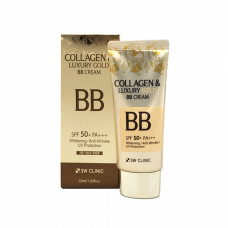 ББ Крем с коллагеном 3W Clinic Collagen &amp; Luxury Gold BB Cream Whitening SPF50+/PA+++ 50ml