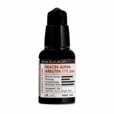 Выравнивающая тон сыворотка с ниацинамидом и альфа-арбутином Derma Factory Niacin Alpha-Arbutin 17% Serum 30ml
