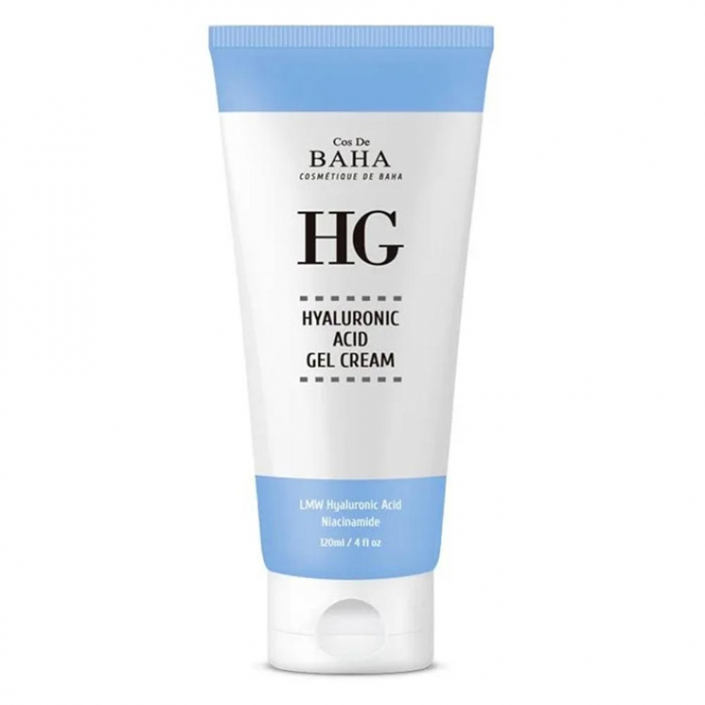 Cos De BAHA Hyaluronic Gel Cream (HG120) Увлажняющий гель-крем для лица с низкомолекулярной гиалуроновой кислотой и ниацинамидом 120ml