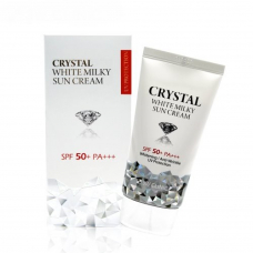 3W CLINIC CRYSTAL MILKY SUN CREAM Солнцезащитный крем