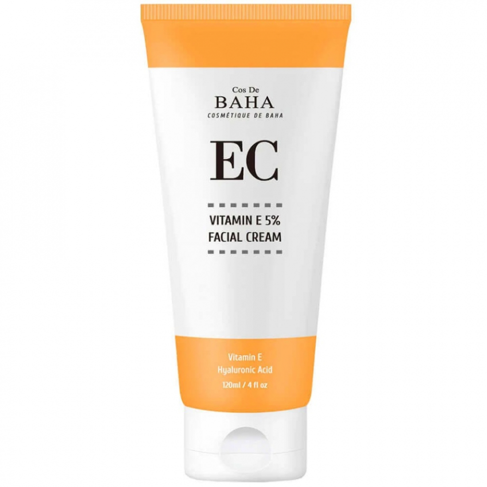 Cos De BAHA Vitamin E Gel Cream (EC120) Увлажняющий и питательный гель-крем для лица с витамином Е и гиалуроновой кислотой 120ml