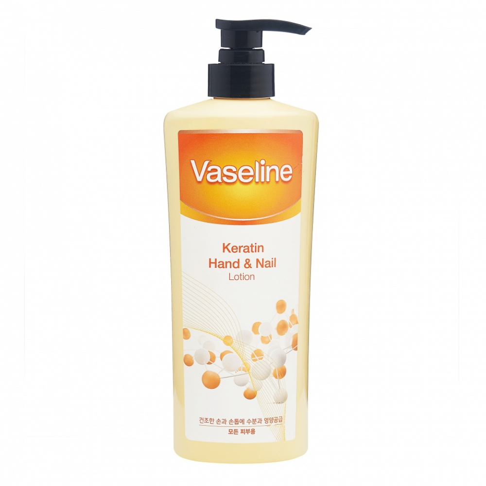 Лосьон для рук для всех типов кожи FoodaHolic  Vaseline Keratin Hand &amp; Nail Lotion 500ml