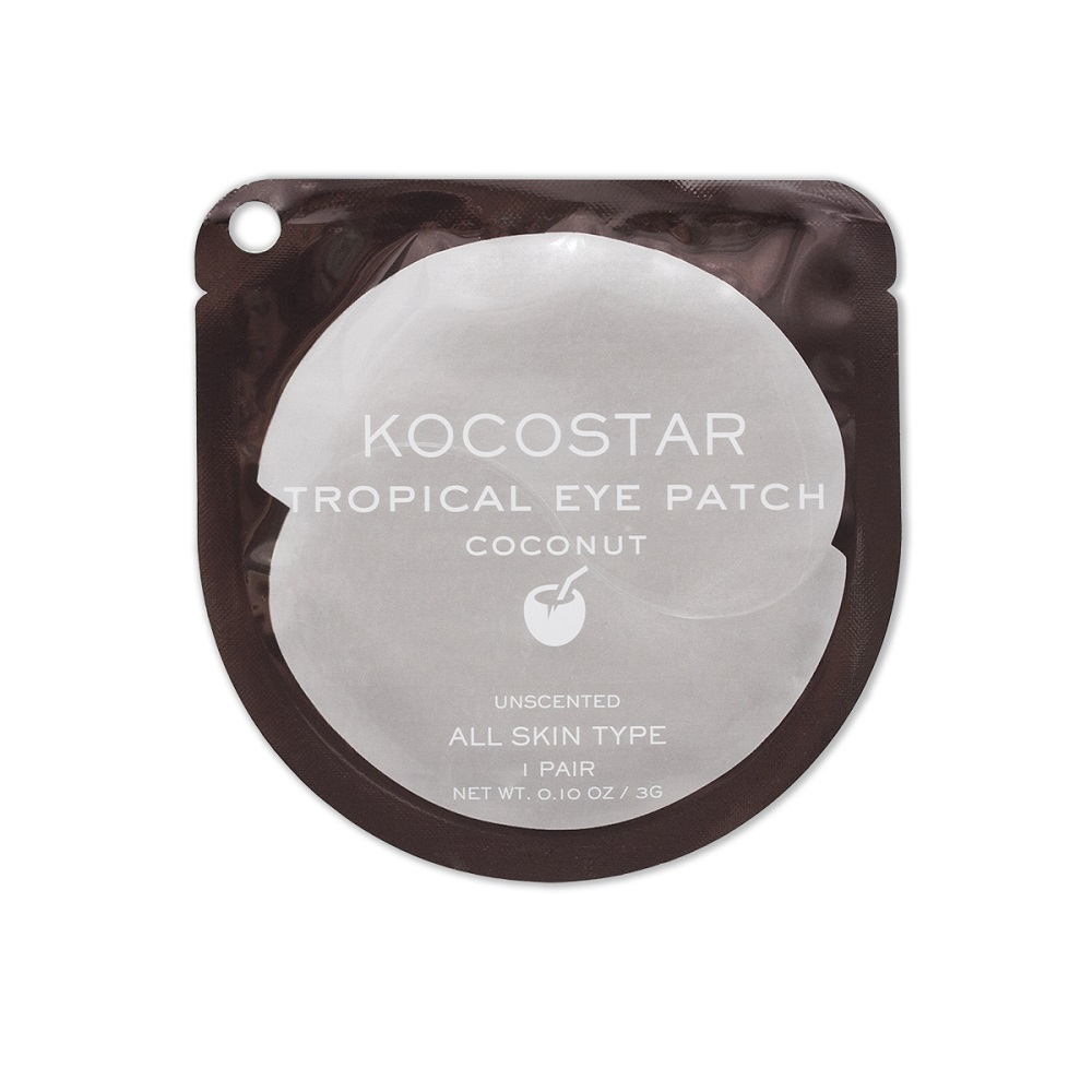 Гидрогелевые патчи для глаз с экстрактом кокоса Kocostar Tropical Eye Patch Coconut 1 pair 3g