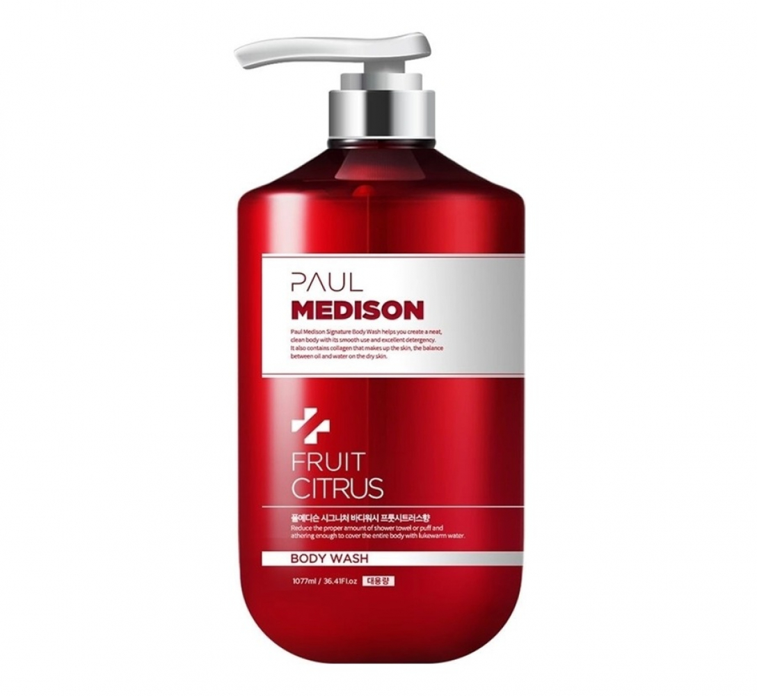 Гель для душа с коллагеном и ароматом цитрусовых PAUL MEDISON Signature Body Wash Fruit Citrus 1077ml