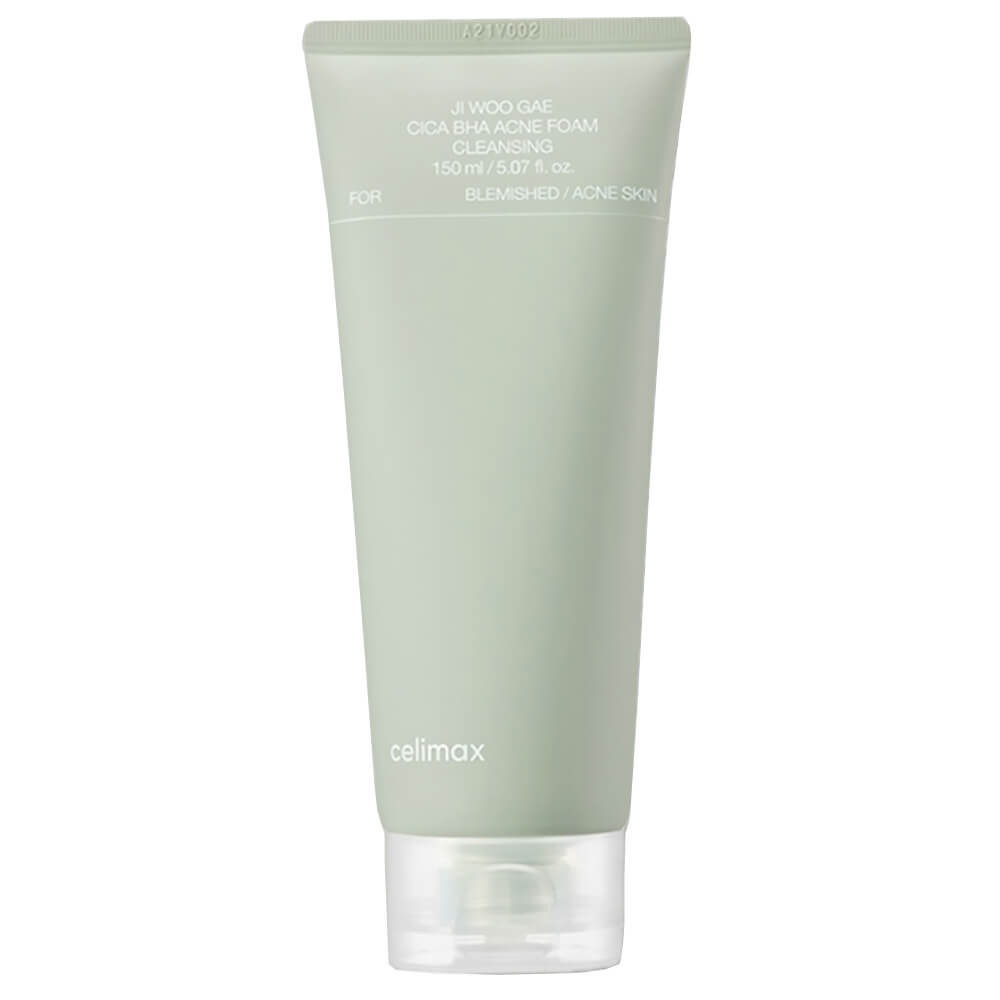 Пенка очищающая с BHA-кислотой и центеллой Celimax Ji Woo Gae Cica BHA Acne Foam Cleansing 150ml
