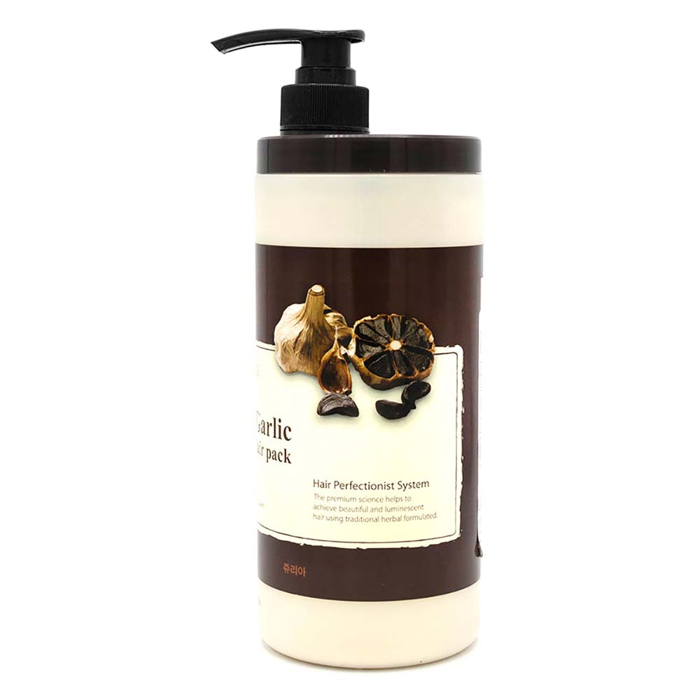 Маска для волос с черным чесноком Lunaris Black Garlic Hair Pack 1000ml