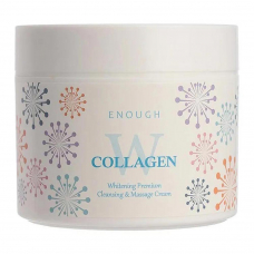 Enough W Collagen Whitening Premium Cleansing & Massage Cream Очищающий массажный крем с коллагеном 300ml