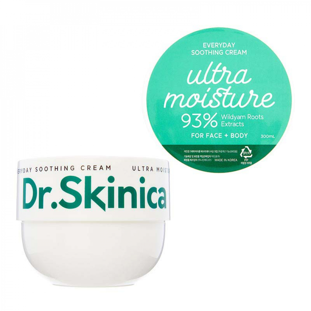 Jaminkyung Everyday Soothing Cream Увлажняющий и успокаивающий ежедневный крем для лица и тела 300ml